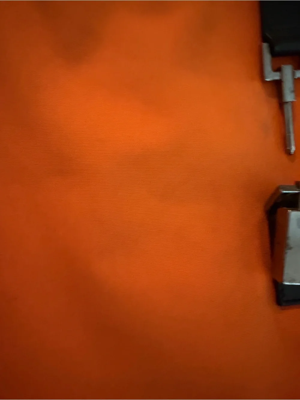 Gucci Jackie Orange and Black Shoulder Bag with Silver Buckle